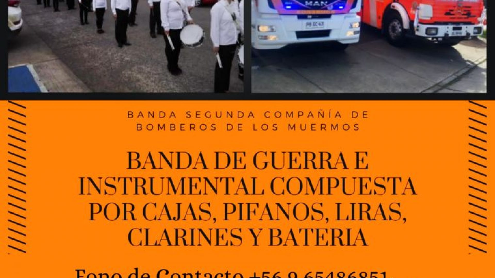 Invitación Banda de Guerra e Instrumental